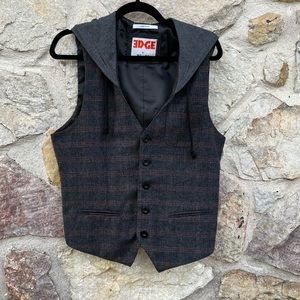 Mens hooded vest